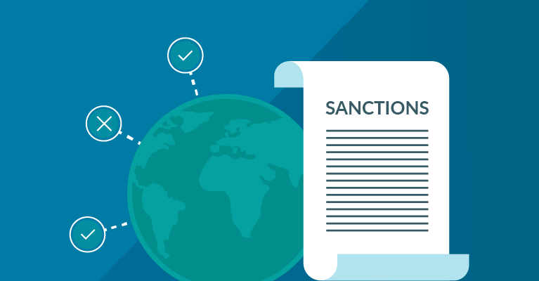 Monitoring the list of entities under financial sanctions is crucial for business due diligence.